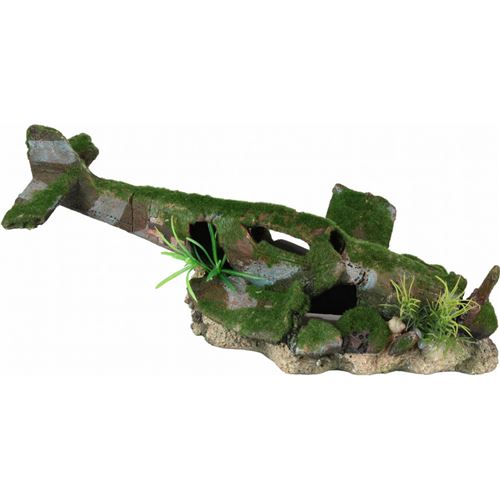 Avion KOZMA. 35 x 16 x 16 cm. décoration aquarium.
