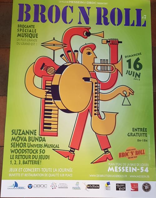 Broc n Roll - Brocante Musicale 2019 - AFFICHE
