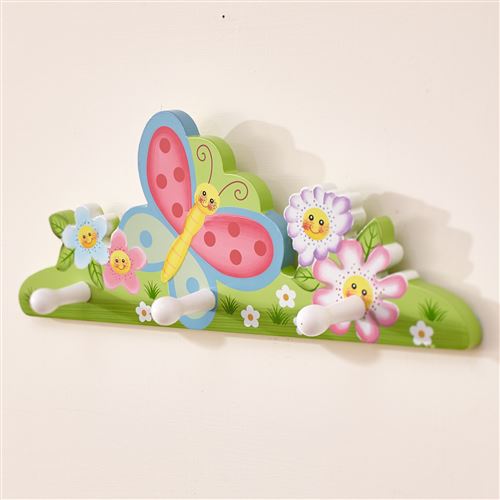 Porte Manteau Murale Bois 3 Pateres Crochets Chambre Enfant Bebe Fille Td a Bebe Puericulture La Chambre De Bebe Alianzagestion Com