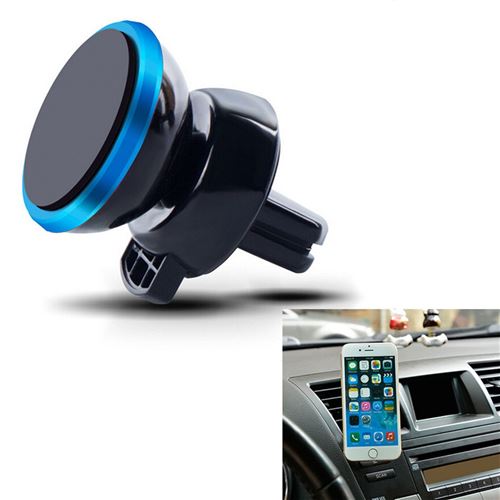 Support Voiture Magnetique pour GIONEE S Plus Smartphone avec Aimant Ventilateur Universel 360 Rotatif (NOIR)