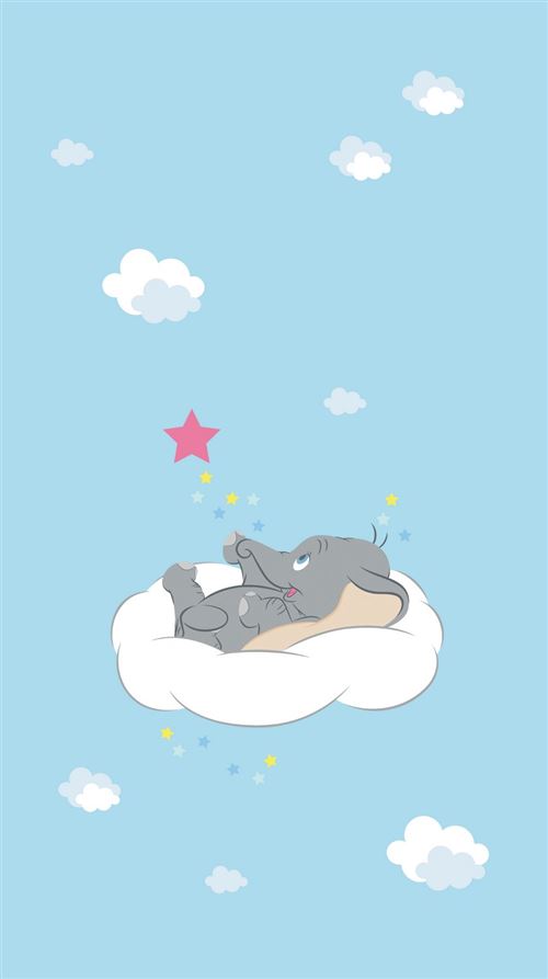 Rideaux - Disney Dumbo - 2 pièces 90 cm x 160 cm