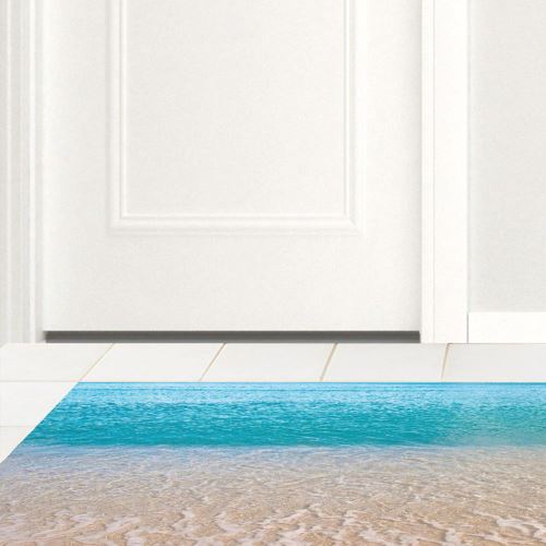 Get Wallpaper 3d Plage Mur Sol Autocollant Amovible Stickers Art Mural Salon Free HD