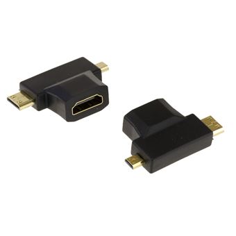 CANFORD SHDC-S5-L ADAPTATEUR SOURCE HDMI micro HDMI type-D vers HDMI type-A,  verrouillable