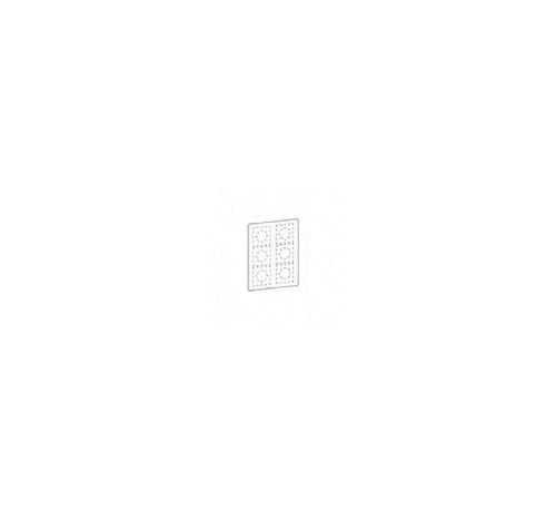 Feuillet vierge pour plaque transparente Odace You - 1 poste