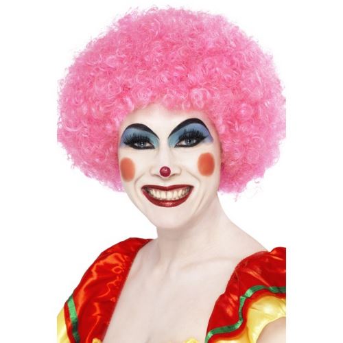 Smiffys - Perruque clown - Adulte mixte (Taille unique) (Rose) - UTSG9631