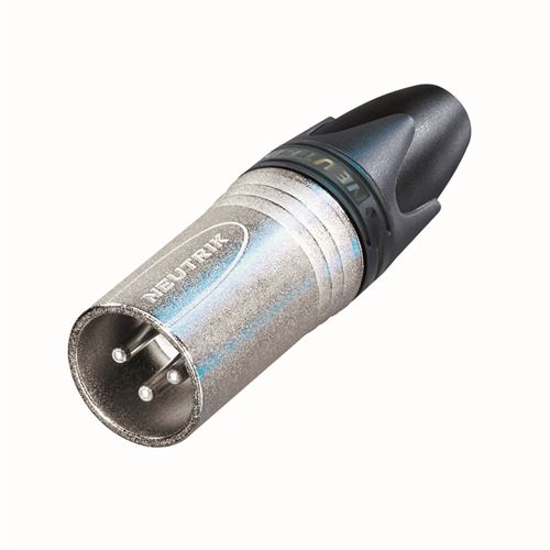 Fiche connecteur XLR 3 broches Mâle - Neutrik NC3MXX