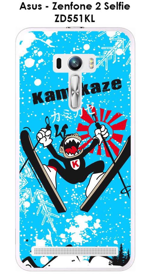 Coque Asus Zenfone 2 Selfie ZD551KL design kamikaze-ski