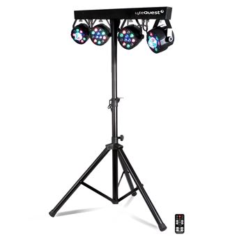 Pack X-Performer LyteQuest Portique + 4 PAR /UV/FRIZTAL DMX - 18 prog. - 2 sacoches +Tél - 1