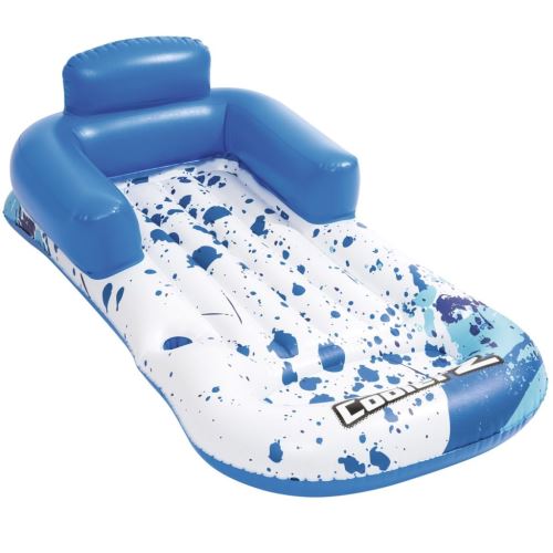 Bestway Ligbed drijvend CoolerZ 84x161 cm blauw en wit