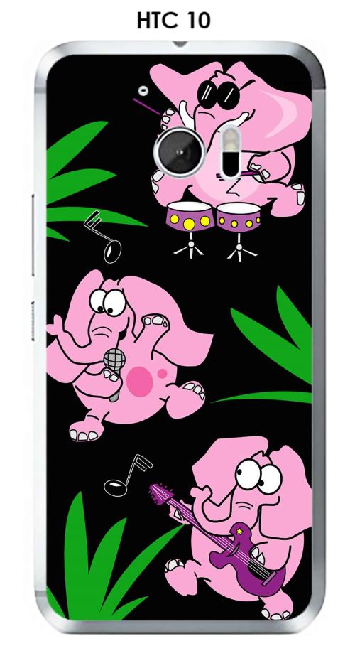 Coque HTC 10 design 3-elephants