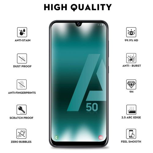 3D Tempered Glass Samsung Galaxy A40 - Vitre de protection d'écran