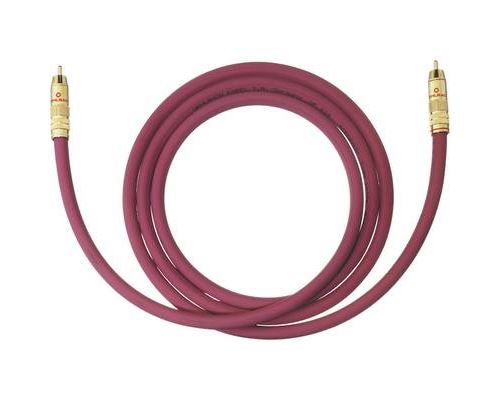 OEHLBACH KABEL NF 214 Subwoofer Master Set - C&acirc;ble de subwoofer - RCA m&acirc;le pour RCA m&acirc;le - 4 m - bordeaux