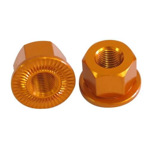 Savage BMX Écrous de roue 14mm Orange