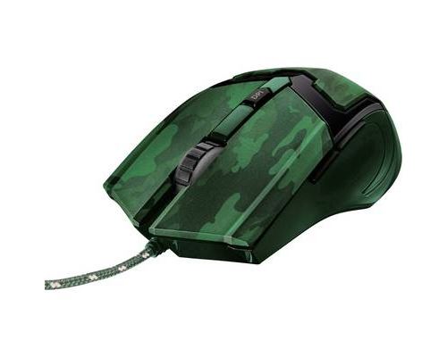 Trust GXT101D Gav Optical Jungle Camo USB Souris de gaming optique ergonomique vert
