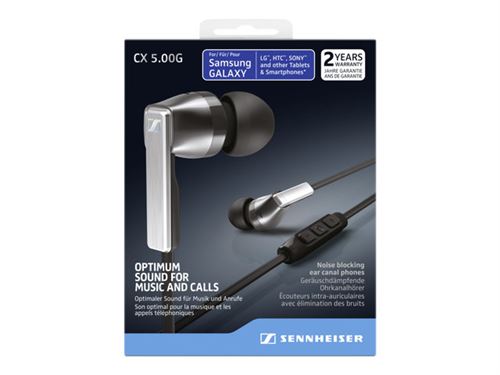 Ecouteurs SENNHEISER CX 80S - Intra-auriculaire - filaire