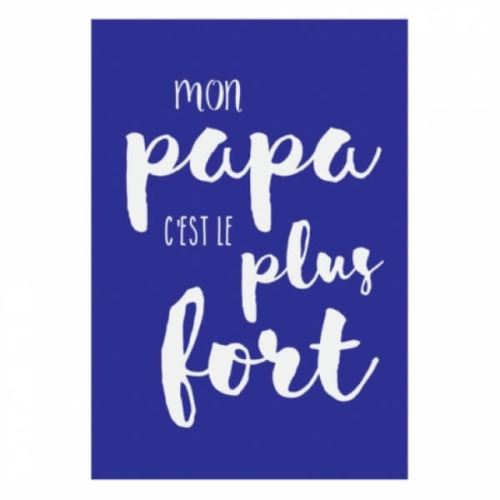 Magnet isa mon papa c'est le plus fort - derrière la porte