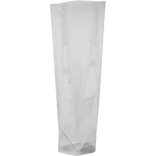 Sachet plastique à fond ovale - 9 x 6,5 x 22,5 cm - 20 pcs