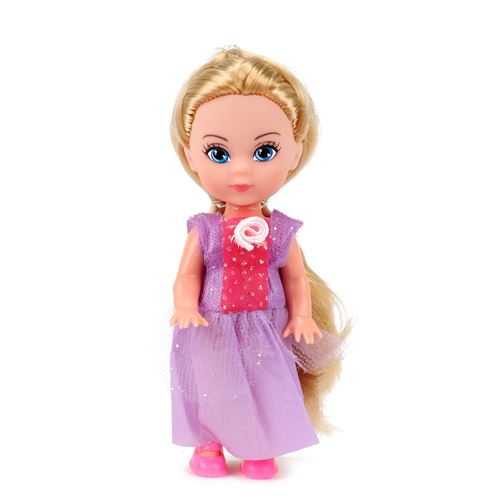 Toi-Toys mini princesse de la mode violet/fleur de robe