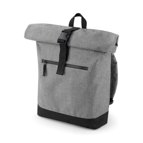 Bagbase - Sac à dos (12 litres) (Taille unique) (Gris chiné/Noir) - UTBC3146
