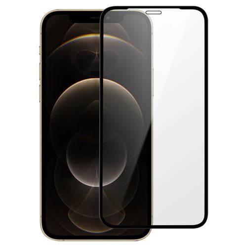 Film pour Apple iPhone 12 Pro Max Verre trempé 9H Bords Incurvés Hardglass Max 3mk - Noir