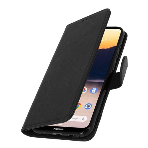 Avizar Étui Pour Nokia 2.3 Protection Intégrale Porte-cartes Fonction Support Noir