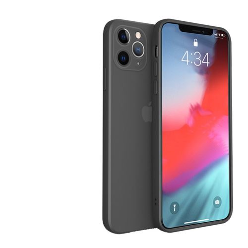 Coque En Silicone Liquide Apple - Noire pour iPhone 12 Pro Max