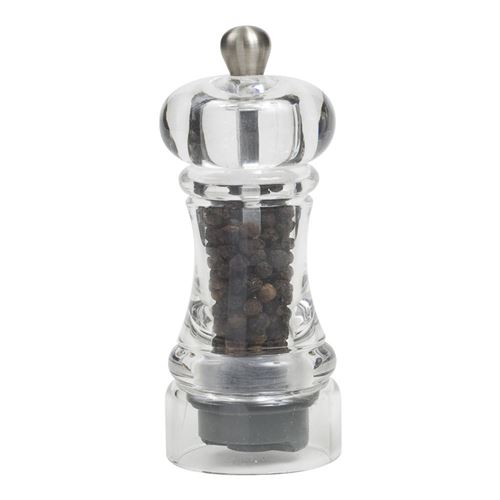 T&G Woodware Ltd Transparent Moulin À Poivre Slim Hauteur 10 Cm En Acrylique - T&G Woodware - / Cristal - Acrylique
