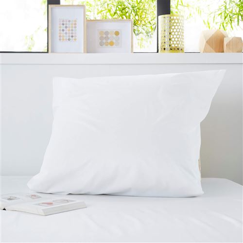 Lot de 2 protège oreillers imperméables Micro-Respirants Souples Silencieux 65x65