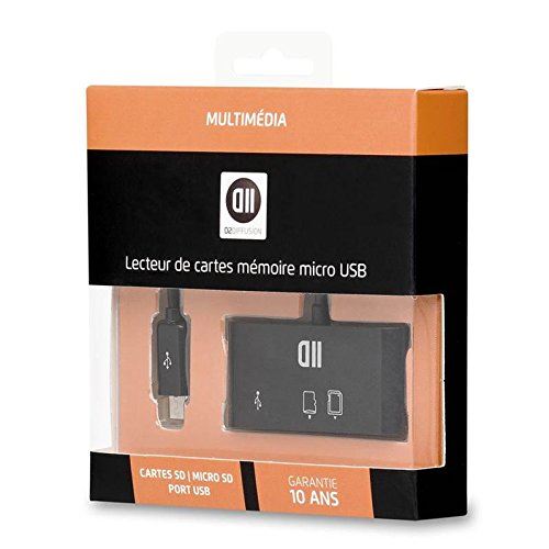 Lecteur de cartes SD / microSD / port micro USB