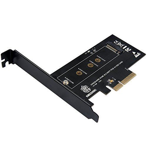 Kingshare M.2 NVMe PCIe vers PCIe 3.0 x4 adaptateur Prise en charge M.2 PCIe 2280, 2260, 2242