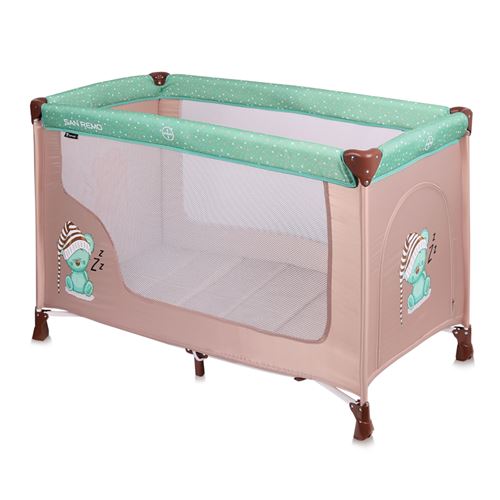 Lit parapluie / pliant pour bébé SAN REMO 1 Beige Lorelli