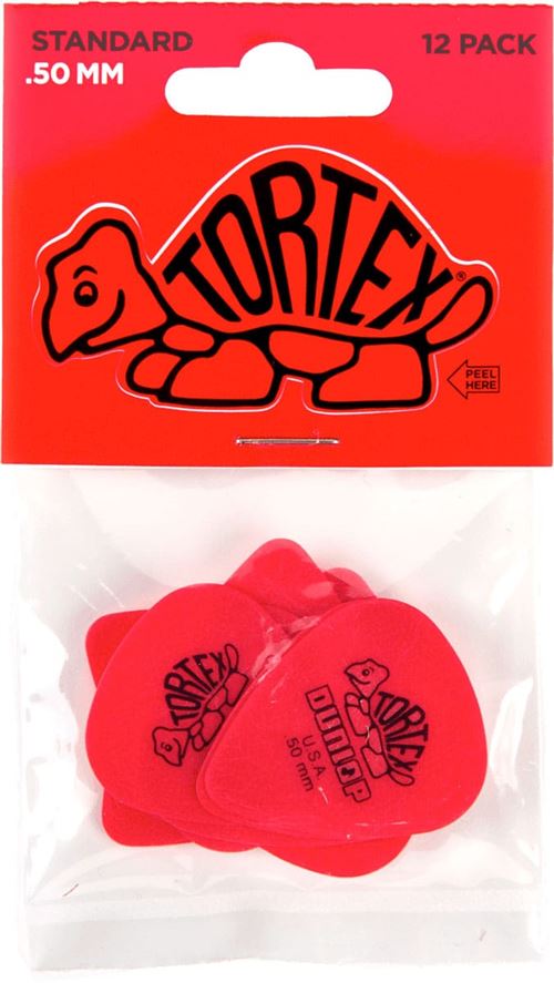 Dunlop 12 MED TORTEX 0.50 MM ADU 418P50