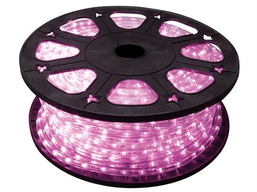 FLEXIBLE LUMINEUX À LED - 45 m - ROSE