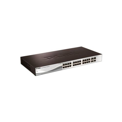 D-Link Web Smart DGS-1210-28 - commutateur - 24 ports - Géré - Ordinateur de bureau, Montable sur rack