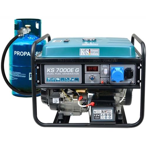 Könner&söhnen - Groupe électrogène essence et gaz 5500 w konner sohnen
