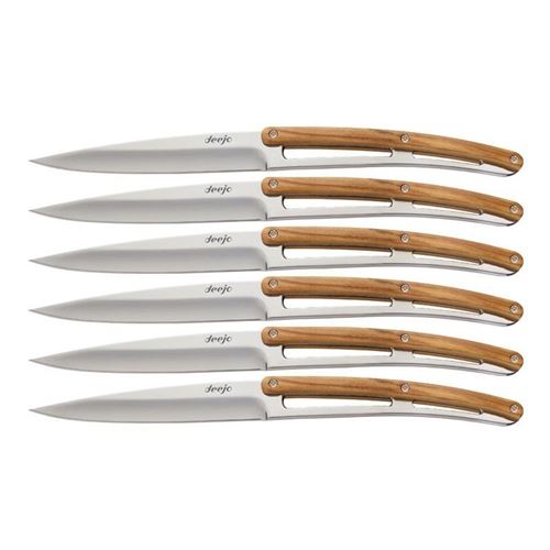 Coffret 6 Couteaux Deejo 2ab001