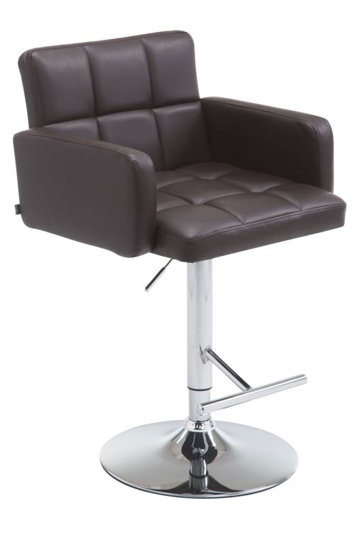 Tabouret de bar Los Angeles similicuir , Marron