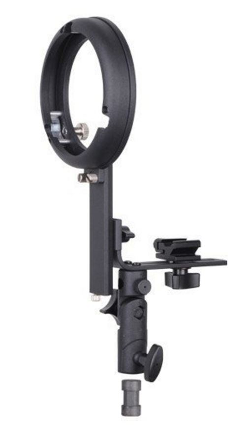 Support de Flash BRESSER BR-TL15 avec Raccord Baïonnette S pour Accessoires photographiques