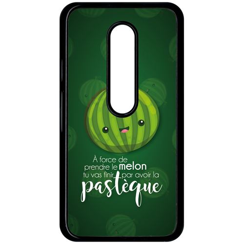 Coque Motorola Moto G 3 Force De Prendre Le Melon Tu Vas Finir Par Avoir La Pastque Fond Kaki