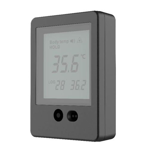 Thermomètre frontal maq243 Sans contact Infrarouge - Noir