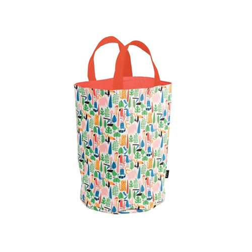 Petit Jour Paris Corbeille à jouets ou linge LA JUNGLE Moutarde