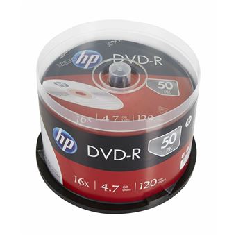 HP DME00025 DVD-R vierge 4.7 GB 50 pc(s) tour - DVD vierge - Achat & prix