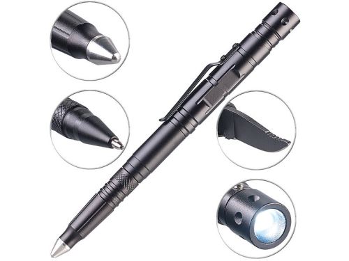 Stylo de sécurité 5 en 1 avec lampe LED 10 lm