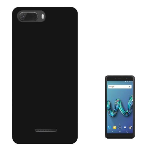 Coque Souple en Gel Silicone pour Wiko Tommy 3 Mate Fine et Légère - Noir