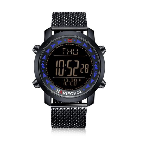 Montre à quartz NAVIFORCE Homme NF9130BN - Bleu&Noir(46mm)