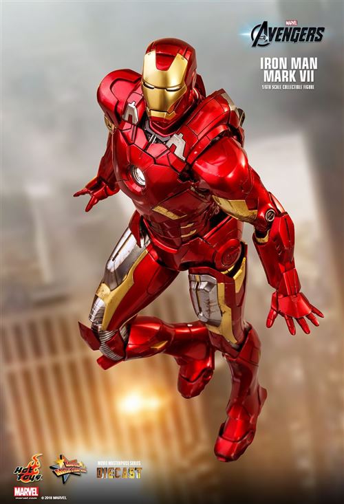Suit Up Iron Man Mk7 Hot Toys Collectible Figure Avengers Iron Man