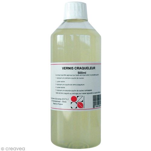 Vernis craqueleur - Flacon de 500 ml de