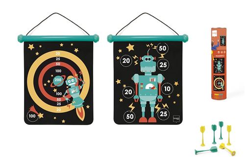 Scratch dardspel magnétique 40 x 31 cm robot