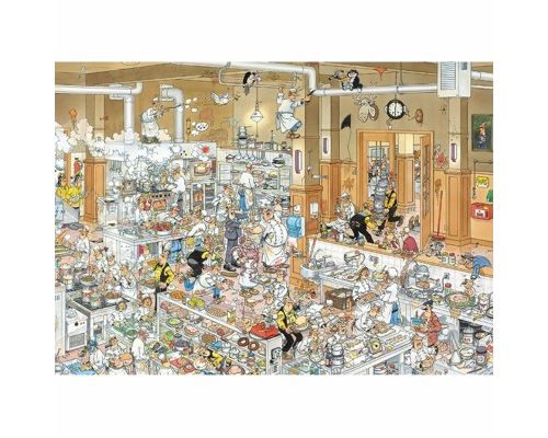 Puzzle 1000 Pièces : Jan Van Haasteren : Dans La Cuisine, Jumbo