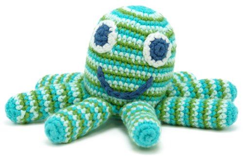 Pebébéle crochet poulpes hochet - vert